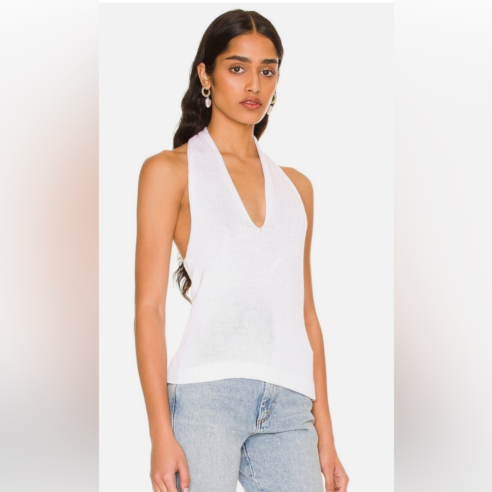 525 America Knit Halter Neck Top NWT
